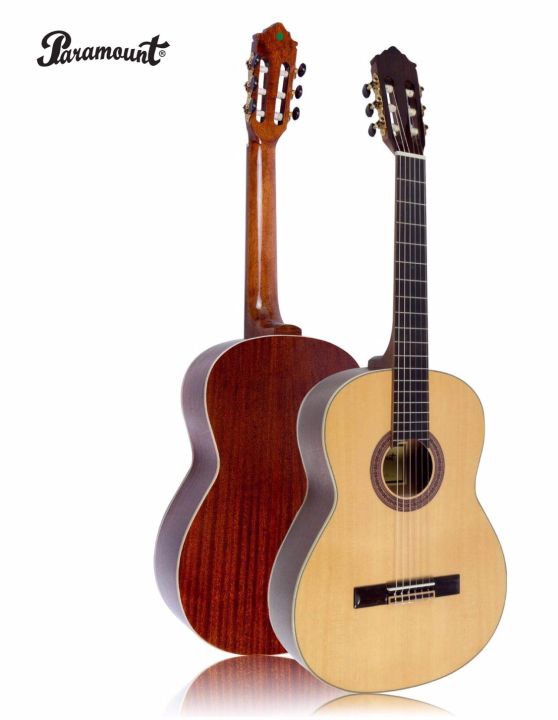 paramount-กีตาร์คลาสสิค-ไม้ท็อปโซลิดสปรูซ-ลูกบิดสีทอง-รุ่น-cl-39-solid-spruce-top-classical-gutiar