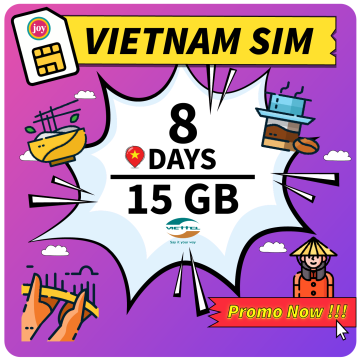 Joytel 【VIETNAM】【5~30 days】【 Vinaphone / Viettel 】Vietnam vinaphone ...