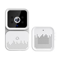Wireless Remote Video Doorbell Smart Doorbell Intercom HD Night Vision WiFi Anti-Theft Doorbell,Two-Way Talk