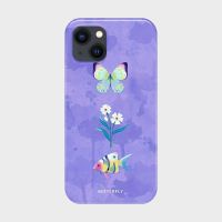 เคส iphone 紫色梦幻插画菲林壳苹果14pro手机壳13promax/12/11/xr/硬壳