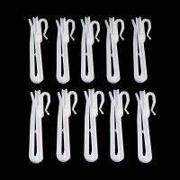 CK 10Pcs Curtain Hanging Hooks Ring Window White Plastic Curtain Hook For Home Office Curtain Accessories 7cm/8.5cm