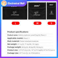 ถุงป้องกันการระเบิดแบตเตอรี่สารระเหยจากควันไฟฉนวนกันความร้อนสูงใช้ได้กับ Dji Mavic 3