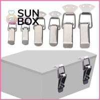 SUN BOX 1PC สลับ ฮาร์ดแวร์ สแตนเลส ฤดูใบไม้ผลิ กล่องหัวเข็มขัด อุปกรณ์เสริมกระเป๋าเดินทาง Hasp ล็อค