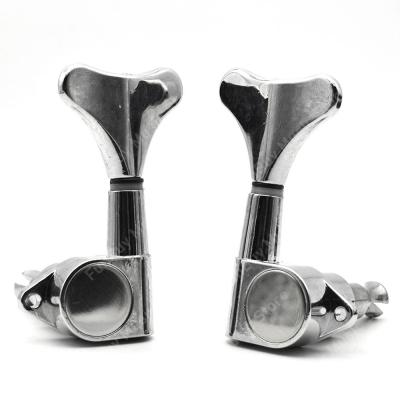 ‘【；】 4R/4L/2R2L Closed Type Bass Tuning Peg Guitar Tuners Machine Heads For Electric Bass Black Silver