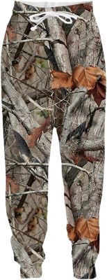 Mens and Womens 3D Reed Camouflage Hunting Oversized Streetwear Casual Trousers Sweatpants 07 Asian 5XL