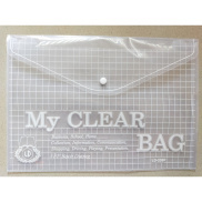 Bìa Nút F4 My Clear Bag 1 Bọc 12 Cái