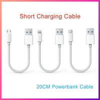 สายชาร์จ Cable USB Charging Cable 0.2m Compatible for iPhone Android Micro usb Type C