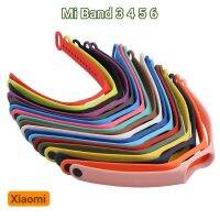 Silicone Strap for Xiaomi Mi Band 3 4 5 6 Colorful Strap Anti-dust Xiaomi Wrist Smart Watch Soft MiBand Replace Strap for Xiaomi Cases Cases