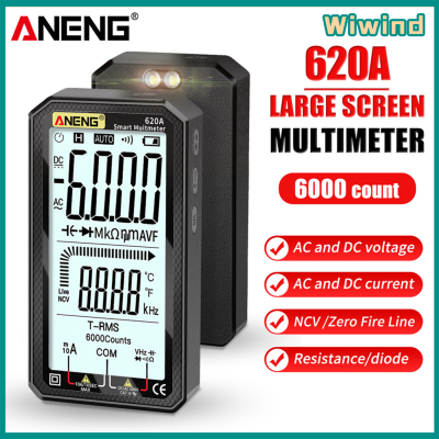 ANENG 620A/621A Amp VoltMeter อย่างรวดเร็วแม่นยำวัดอุณหภูมิอัตโนมัติตั้งแต่ 9999 นับ