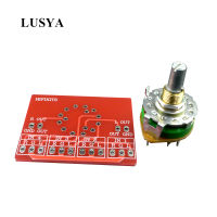 Lusya 4วิธีอินพุตสัญญาณเลือกสวิทช์ PCB Board พร้อม ALPS Potentiometer T0938