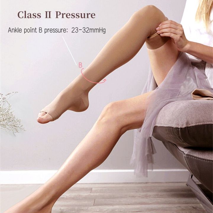 medical-compression-socks-men-women-for-varicose-veins-blood-circulation-23-32-mmhg-class-2-pressure-nursing-stockings-1-pair