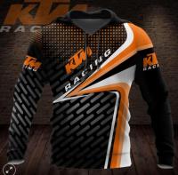 （ALL IN STOCK XZX）  KTM Hoodie 3D "Teem Racing" All Over Printed For Gift Hot Trend 02  (Free customized name logo for private chat, can be changed with or without zipper)