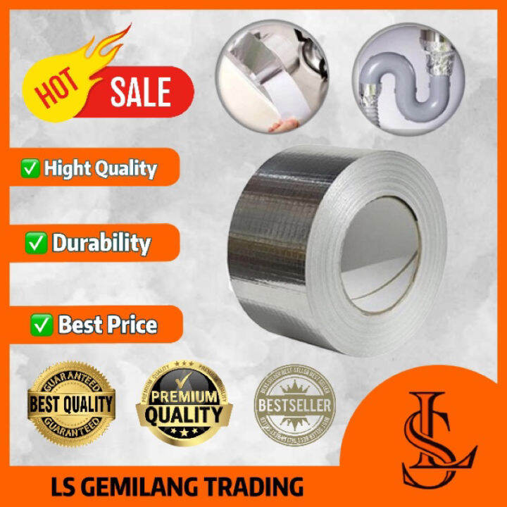 ORIGINAL NISSHO 48MM X 30M ALUMINIUM FOIL TAPE WATER PROOF TAPE FLEX ...