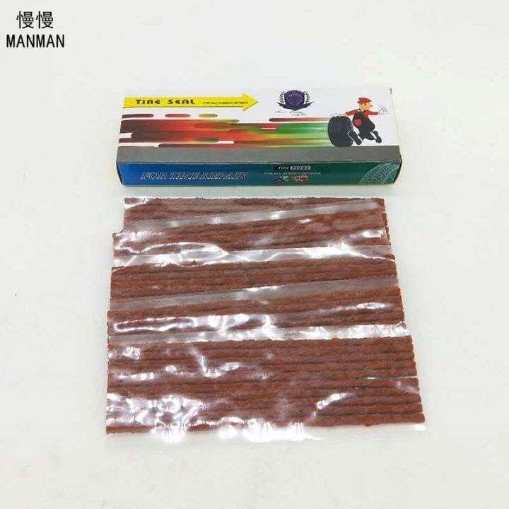 50pcs-4mmx200mm-scooter-bike-automobile-motorcycle-tubeless-tyre-repairing-rubber-strips-tire-repair-strip-sealer