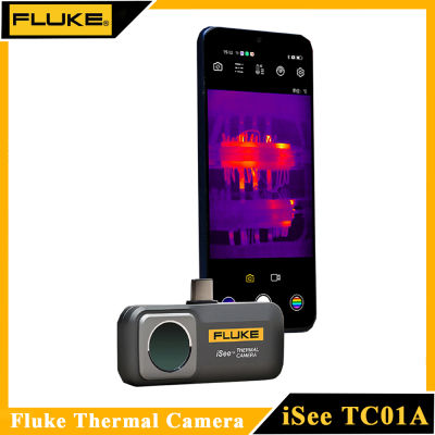 กล้องความร้อน TC01A Fluke ISee สำหรับสมาร์ทโฟนแอนดรอยด์ประเภท C โทรศัพท์มือถือ256X192 25Hz ความร้อนทำภาพอินฟราเรด HD