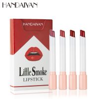 4pcs/Box Lipsticks Matte 24 Hours Waterproof Permanent Lip Makeup Long Lasting No Fade Little Lip Stick Cosmetics Set Maquiagem