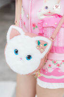 Little Purr Bag กระเป๋าสะพายข้างหน้าน้องแมว งานปักลงขนแบบละเอียด ดีเทลน่ารักมาก ใส่ของได้จริงซิปทองแข็งแรง คุ้มค่า