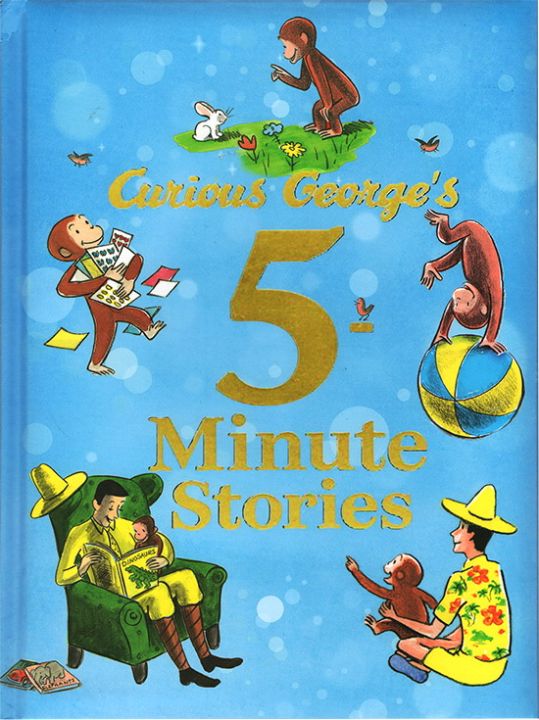 original-english-curious-george-s-5-minute-stories-curious-monkey-george-13-stories-hardcover-collection-5-minute-stories-bedtime-picture-story-book