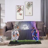 XZX180305  CR Cristiano Ronaldo  Lionel Messi Customized Custom Sofa Blanket Ultra-Soft And w a rm Throw Blankets For Couch/Bed/Outdo