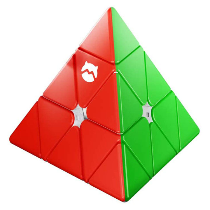rebrol-จัดส่งฟรี-gan-monster-go-พีระมิด-inx-cube-3x3-mg-ความเร็วไม่มีสติกเกอร์สามเหลี่ยม-cube-ของเล่นปริศนาสำหรับเด็กเด็ก