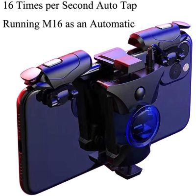 Trigger Mobile Game Controller Portable Foldable Pressure Fast Shot Compatible with iPhone and Android