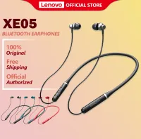 Lenovo XE05คล้องคอกีฬาบลูทูธ5.0หูฟังในหูจริงไร้สายหูฟังหูฟัง Handfree IPX5ยาวแบตเตอรี่ชุดหูฟังพร้อมไมโครโฟน E Arpieces Auido TWS เบสสูง