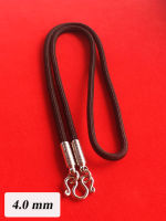 สร้อยคอ เชือกร่มห้อยwระ ห่่วงสแตนเลสแท้ ยาว 24 นิ้ว / Buddha amulet with rope necklace Stainless steel band, 24 inches long