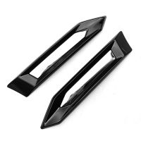 Car Chrome Exterior Auto Front Bumper Spoiler Side Air Outlet Decorative Strip Special Spoiler Decorative Bright Strip for Nissan Note E13 2020 2021