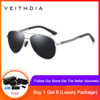 VEITHDIA แบรนด์แว่นตากันแดด Polarized บุรุษ UV400 แว่นตา Sun แว่นตากันแดดชายอุปกรณ์เสริมสำหรับผู้ชายผู้หญิง 1306823