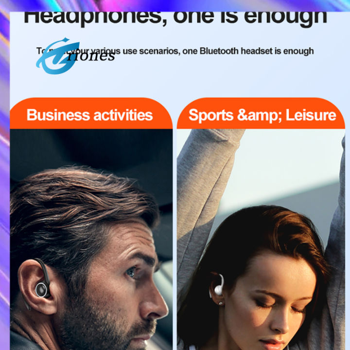 หูฟังบลูทูธไร้สายแบบ-t10ใช้ร่วมกับหูฟัง5-2แบบแขวนหูฟังกันน้ำสำหรับกีฬาหูฟังบลูทูธตัดเสียงรบกวน