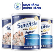 Combo 3 hộp Sữa bột dinh dưỡng Ensure Sure Asia Gold Ensure 400g cao cấp