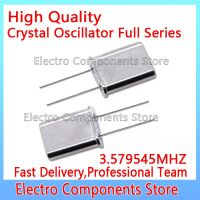 5PCS / Lot 3.579545MHZ ควอตซ์คริสตัลเรโซเนเตอร์ Passive Oscillator 3.579545M HC-49U 3.5795MHZ Crystal Oscillator ชุด 49U DIP2