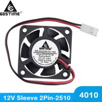 200pcs Wholesale DC 12V 4010 40x40x10mm Cooler Cooling Fan 4cm 40MM 2pin-2510 Connector Mini Brushless Cooling Cooler Case Fan Cooling Fans