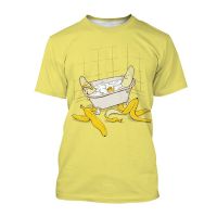 New Funny T-Shirts Fruits Banana Avocado 3D Print Streetwear Men Women Casual Fashion Oversized T Shirt Kids Tees Tops Clothing