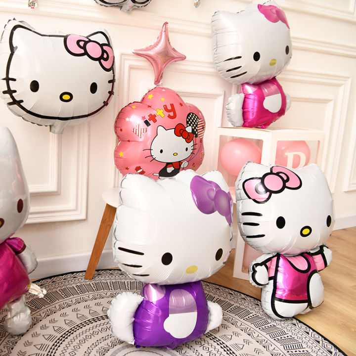 Hello Kitty Theme Birthday Party Deco Foil Balloon 凯蒂猫主题 铝膜气球 | Lazada