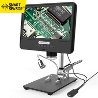 Smart Sensor Andonstar AD208S 8.5 Inch LCD Display Screen 5X-1200X Digital Microscope 1280 * 800 Adjustable 1080P Scope Soldering Tool with Two Fill Lights