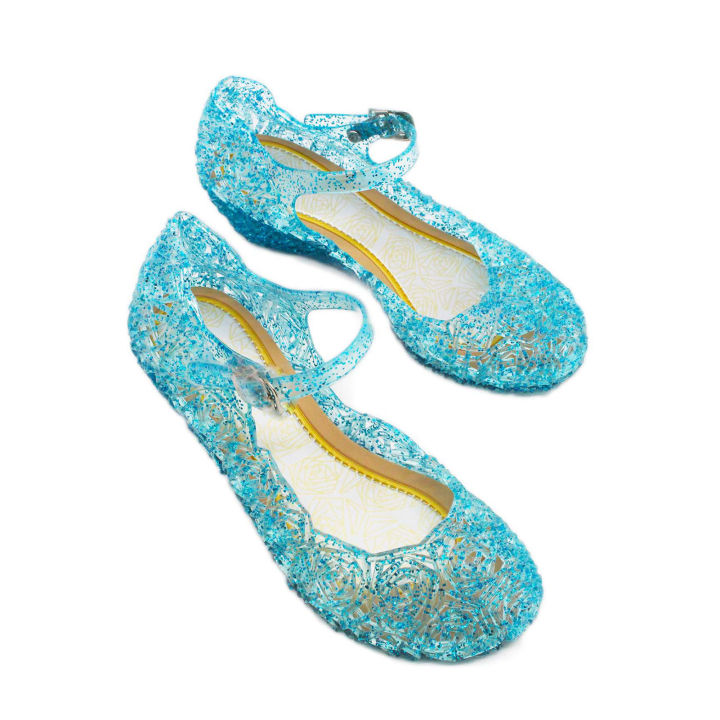 พื้นรองเท้าพีวีซีรองเท้าแตะ-glitter-สำหรับสาวๆป้องกันการลื่นสวมใส่สบายรองเท้าคอสเพลย์สำหรับปาร์ตี้เต้นรำ