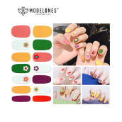 Modelones Sticker móng tay giả 14 miếng nail giả học sinh chống nước làm móng nghệ thuật - intl