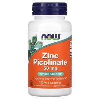 Now Foods Zinc Picolinate, 50 mg 120 Veg Capsules