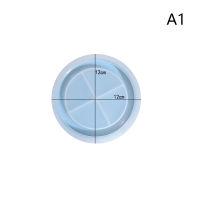 [fhsav] ถาดเก็บแม่พิมพ์ซิลิโคนปูนปลาสเตอร์แผ่นโชว์เครื่องประดับ DIY แม่พิมพ์เรซิ่นอีพ็อกซี่ดอกไม้รูปหัวใจเมฆทำจาน