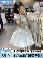 【Ready】? super fairy we prcess puff ses summer 23 new sle female petite dress h drape