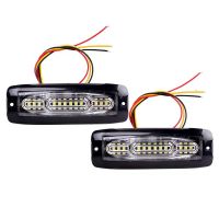 【CW】☽☼  16 Modes Flashing Lighting 12W Pickup Trucks Side Warning Lamp IP65 Emergency Ambulance Strobe