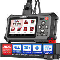 ANCEL MT500 เครื่องสแกนวินิจฉัยมอเตอร์ อัตโนมัติ2023 OBD2แบบอัตโนมัติของ Ancel ระบบมอเตอร์ไซด์อัจฉริยะสำหรับยามาฮ่า/โพลาริส/ฮอนด้า/ซูซุกิ/บีเอ็