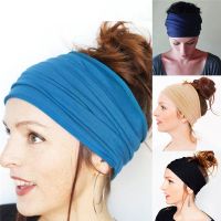 【CC】 Hair Bands Headband Bandage Elastic Wide Print Headwrap Headpiece Hairband Ladies