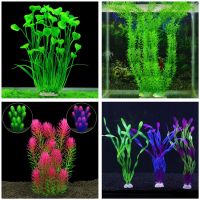 hot【cw】 Artificial Aquarium Decoration Ornament Plastic About 10cm-40cm