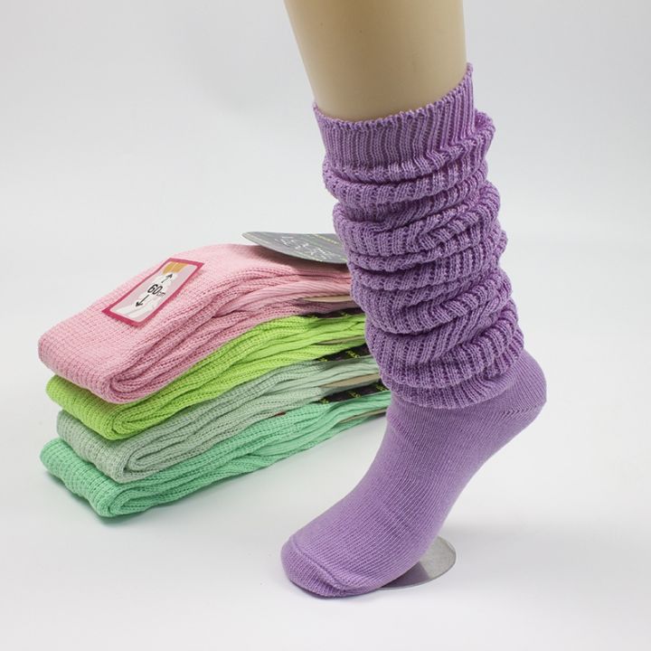 lz-jk-uniforme-solto-meias-rosa-verde-anime-cosplay-feminino-slouch-meias-menina-meia-perna