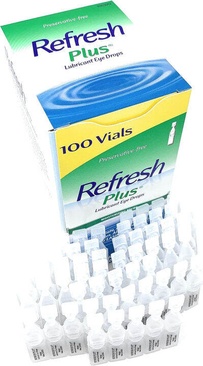 Allergan Refresh Plus Lubricant Eye Drops Single Use Vials Clear 100 Count Pack Of 1 Lazada 3294