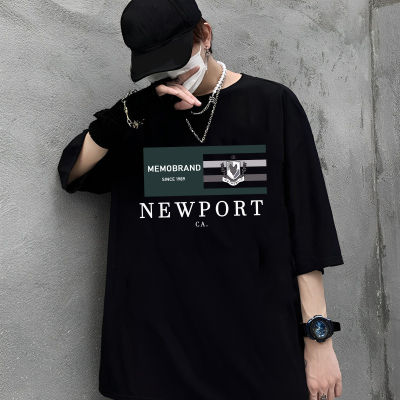 เสื้อยืดคุณภาพดี (S-5XL)    MEMO [ลดทันที 25% ใส่โค้ด 9MEMOLM] รุ่น : New port ผู้ชาย MEMO SUPERSOFT GUYS งานสกรีน