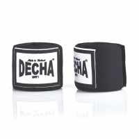 ผ้าพันมือ เดชา  DECHA  HANDWRAPS  สีดำ ผ้าพันมือ นักมวย ชกมวย