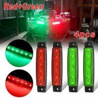 Red Green Navigation 6LED Lights Stern Boat Starboard Lamp Set DC12V Waterproof Navigation Lights Bow Lights Port Side Lights